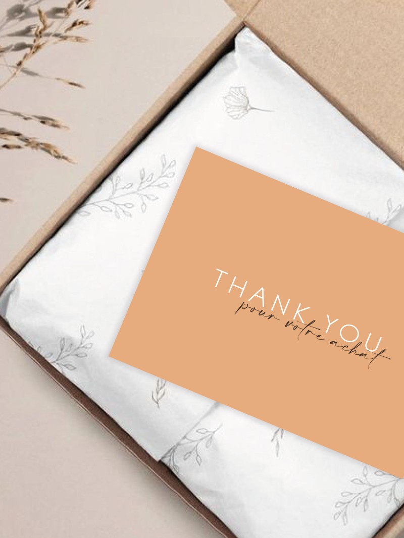 FLORENCE" THANK-YOU CARD 10.5X14.8CM