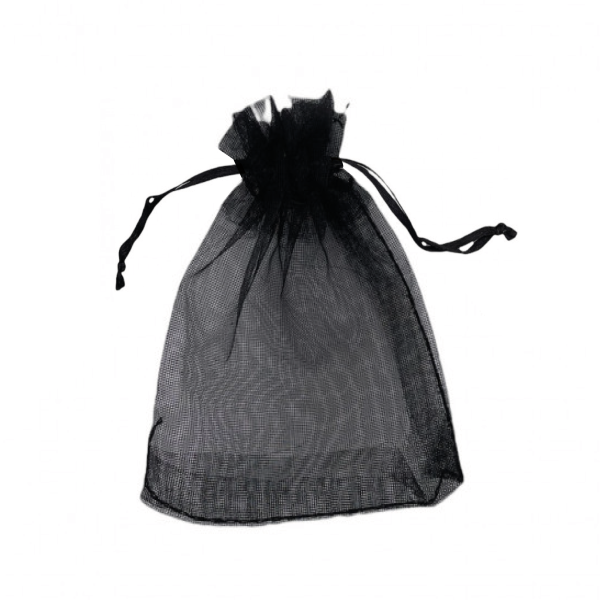 Bolsa de organza - Negro S