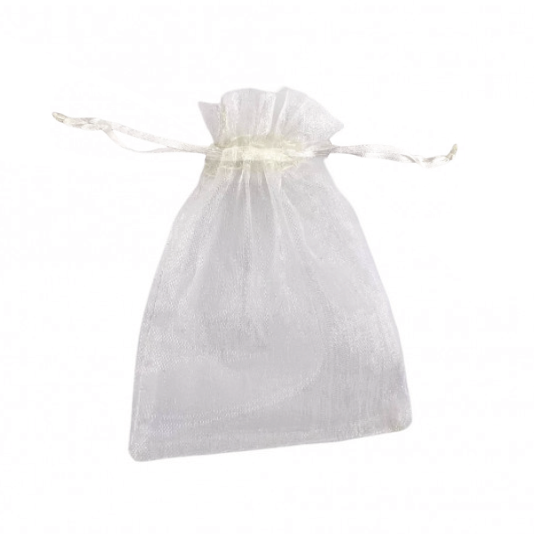 Bolsa de organza - Blanca S