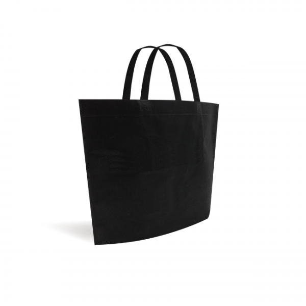 Non-woven bag boat style - Black M without print