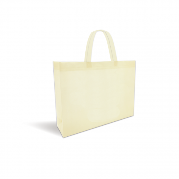 Tasche Vliesstoff - Beige ohne Aufdruck