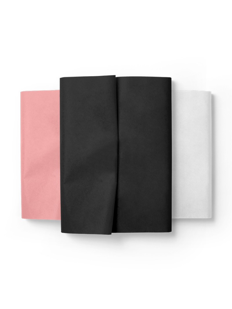 Belle Vous Lot de 60 Papiers de Soie Colorés - 35 x 50 cm - Papier Rayé  Sans Acide