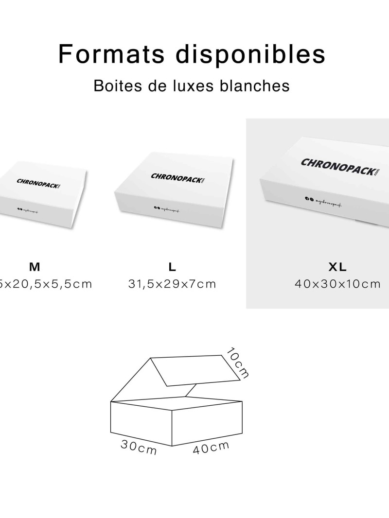 Boîte Luxe - Blanche L