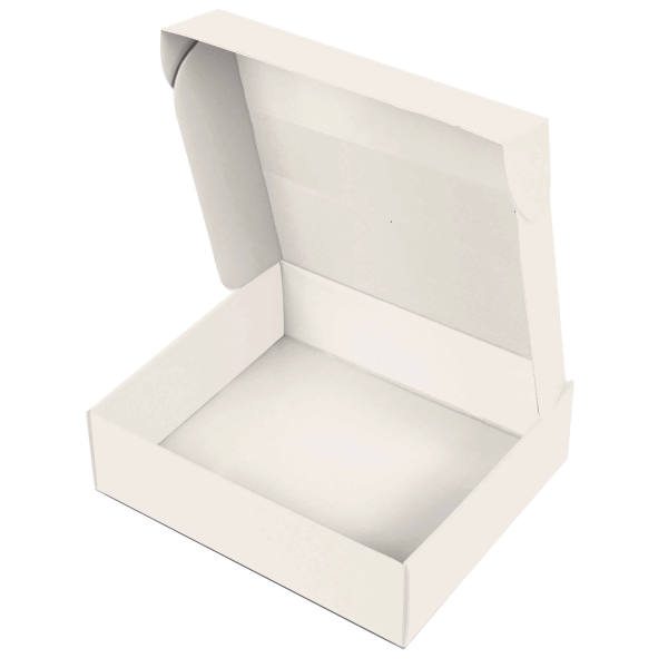 Box - kraft white L RECTANGLE