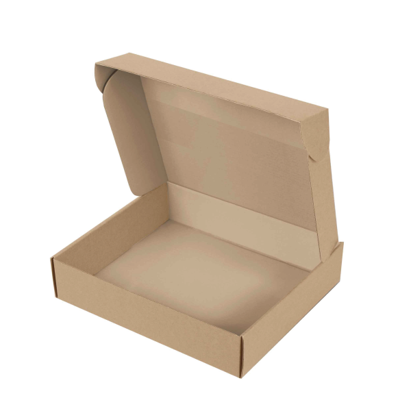 Caja - kraft blanco L RECTANGULO