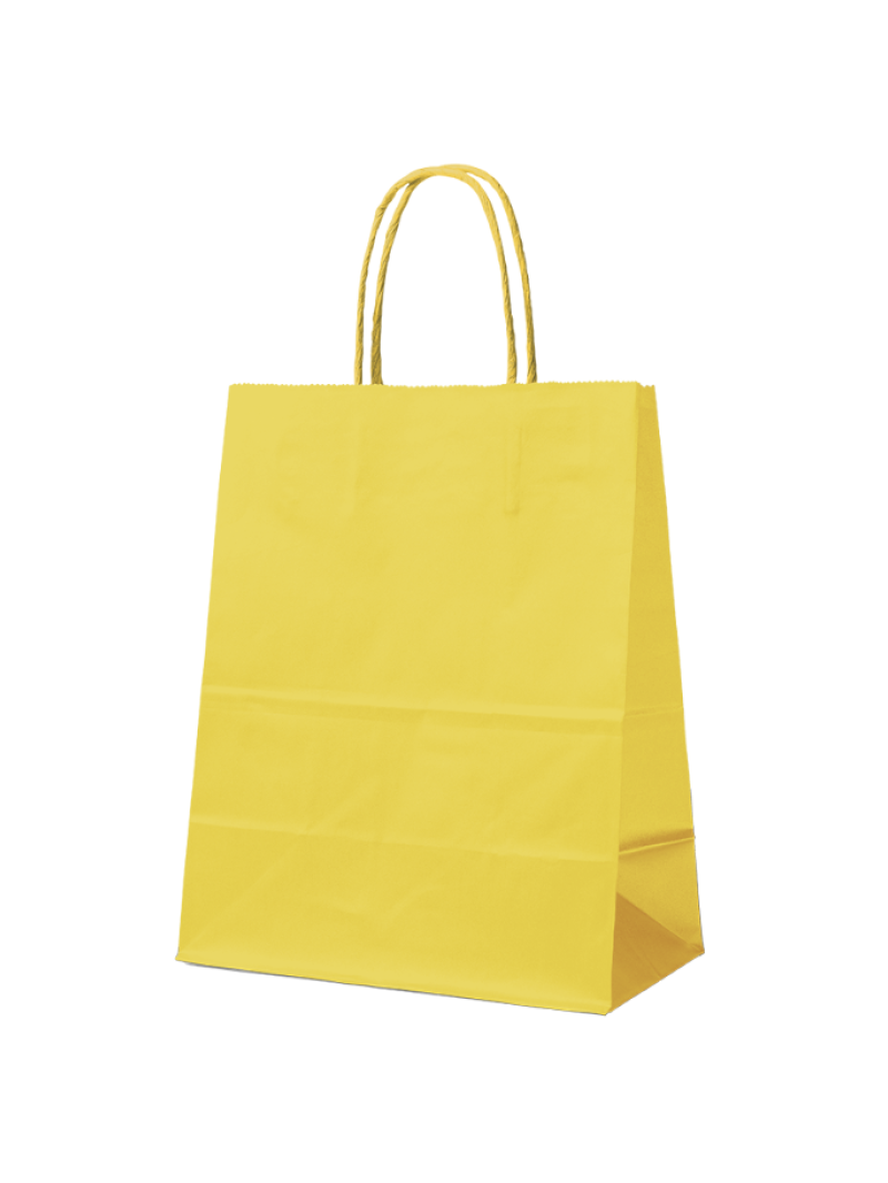 YELLOW PAPER BAG M