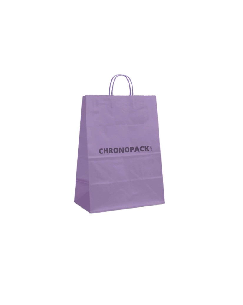 LAVENDER PAPER BAG L