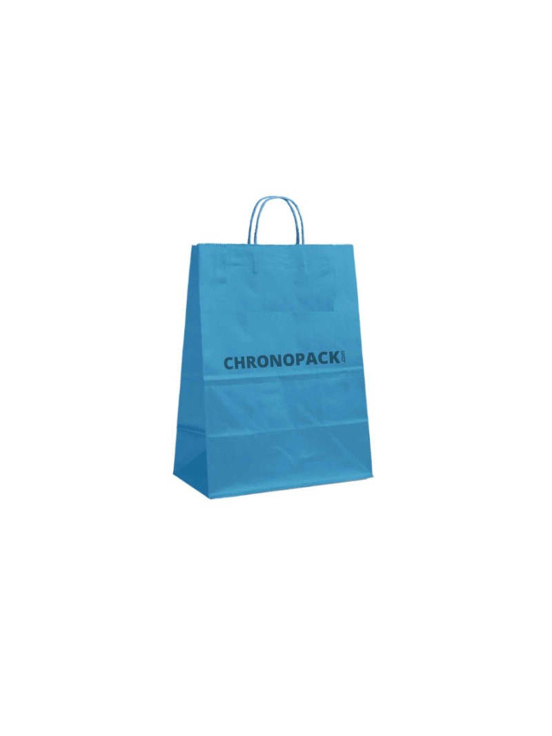 BLUE PAPER BAG M