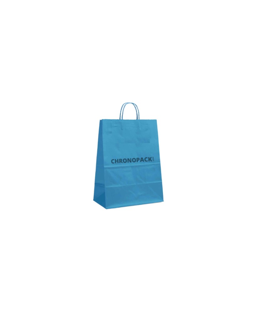 BLUE PAPER BAG M