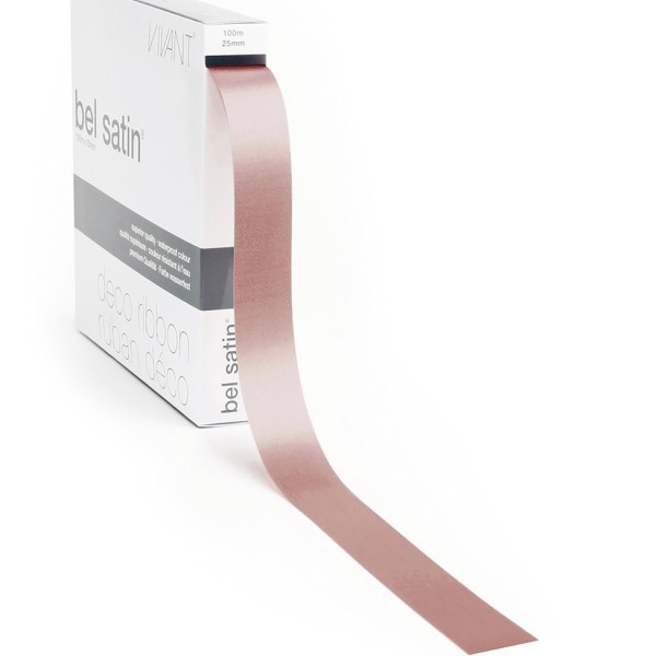 Ribbon 72A - Nude Satin 25mm