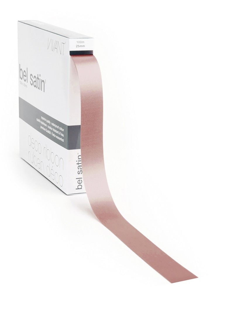 Ribbon 72A - Nude Satin 25mm