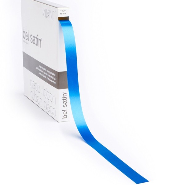 Ribbon A45 - Satin Blue 15mm