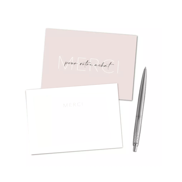 MONACO" thank-you card