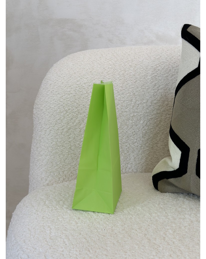 Paper Bag - Apple Green M