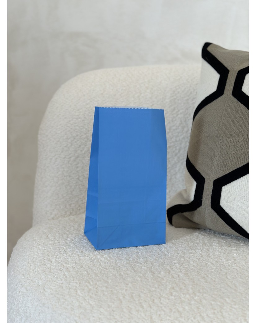 Bolsa de papel - Azul eléctrico M