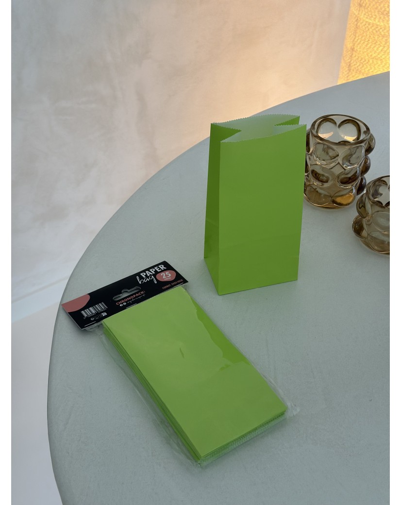 Paper Bag - Apple Green S