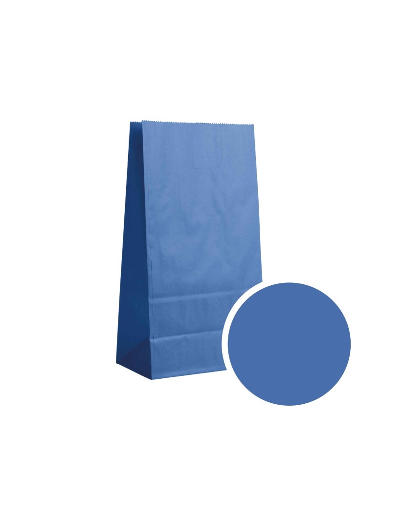 Bolsa de papel - Azul eléctrico M