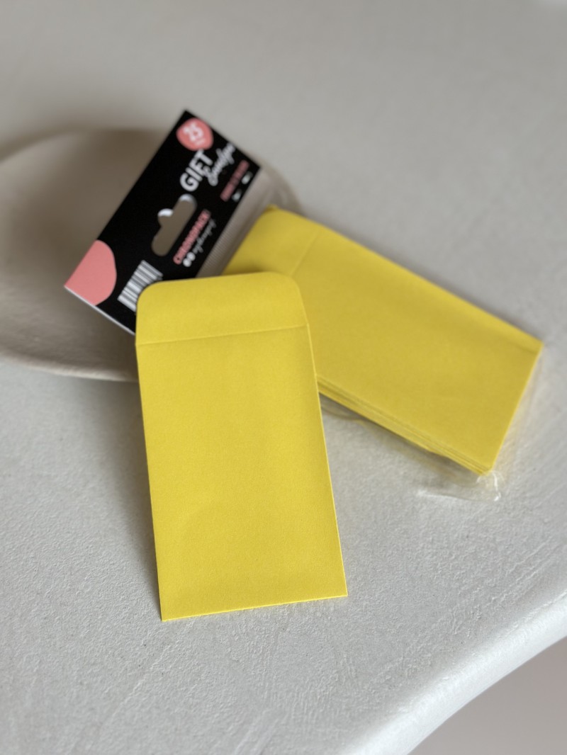 Gift Envelope - Bright yellow XS