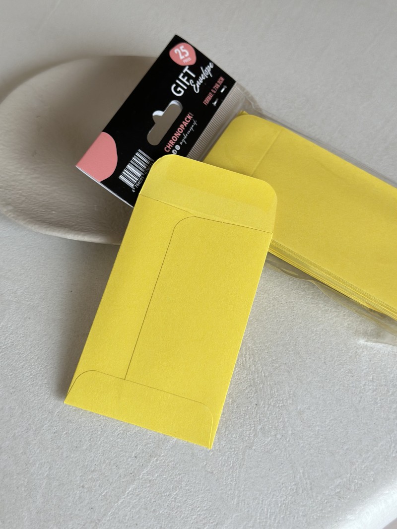 Gift Envelope - Bright yellow XS