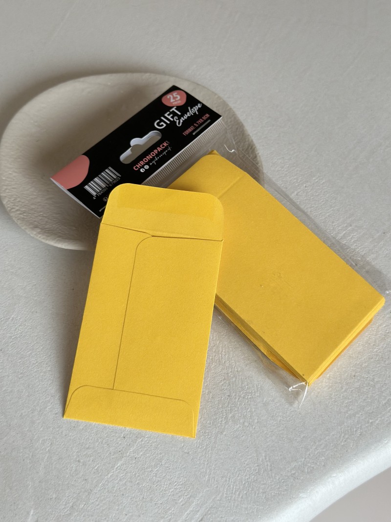 Gift Envelope - Dark yellow XS