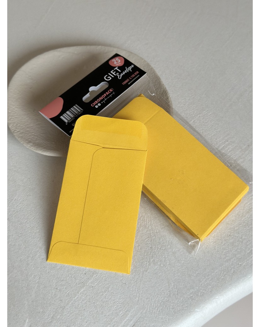 Gift Envelope - Dark yellow XS