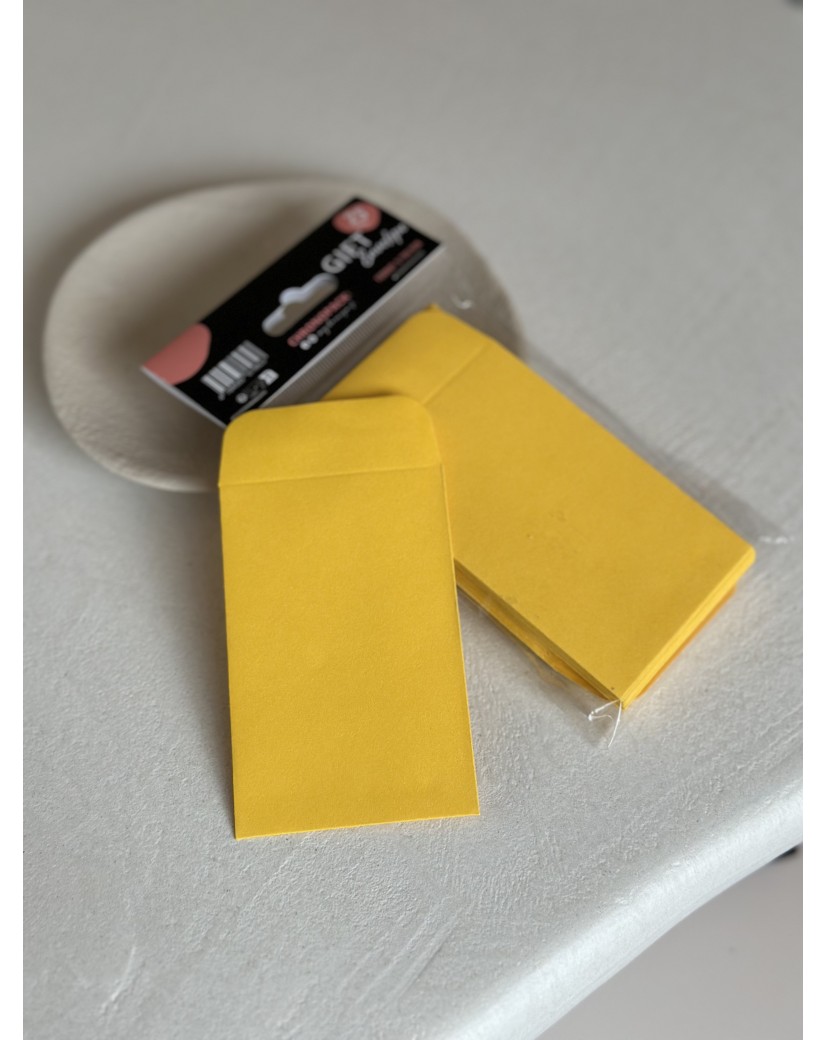 Gift Envelope - Dark yellow XS