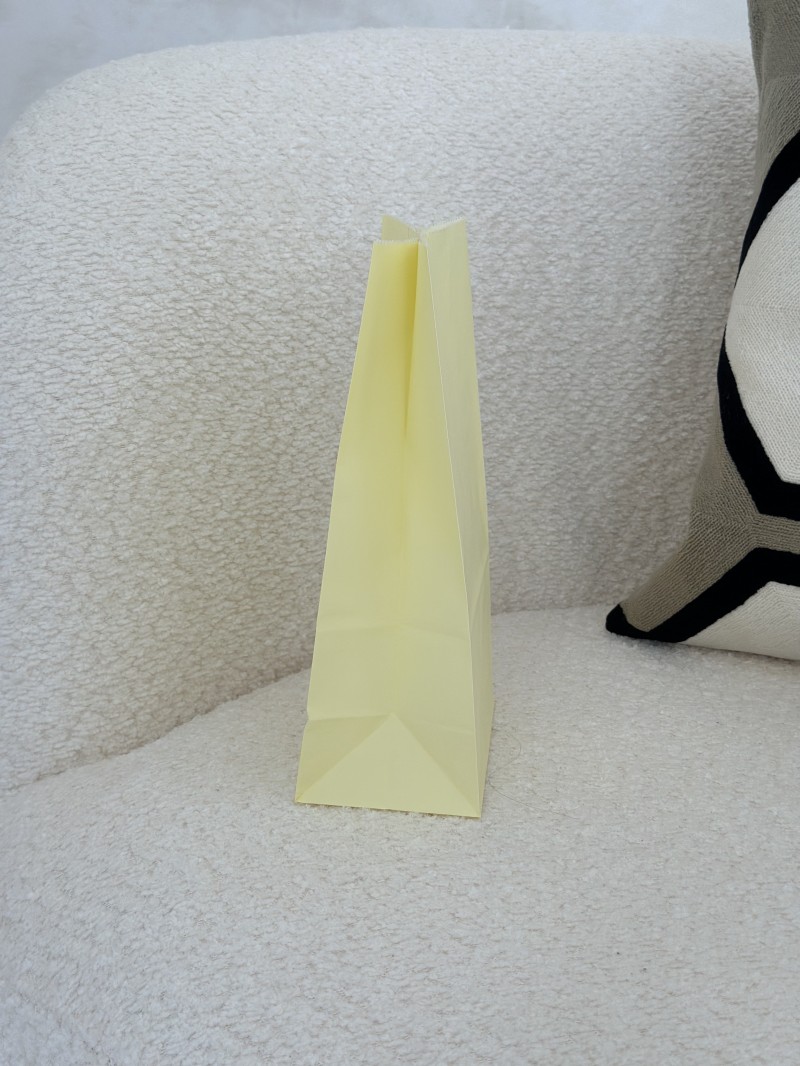 Paper Bag - Pastel yellow M