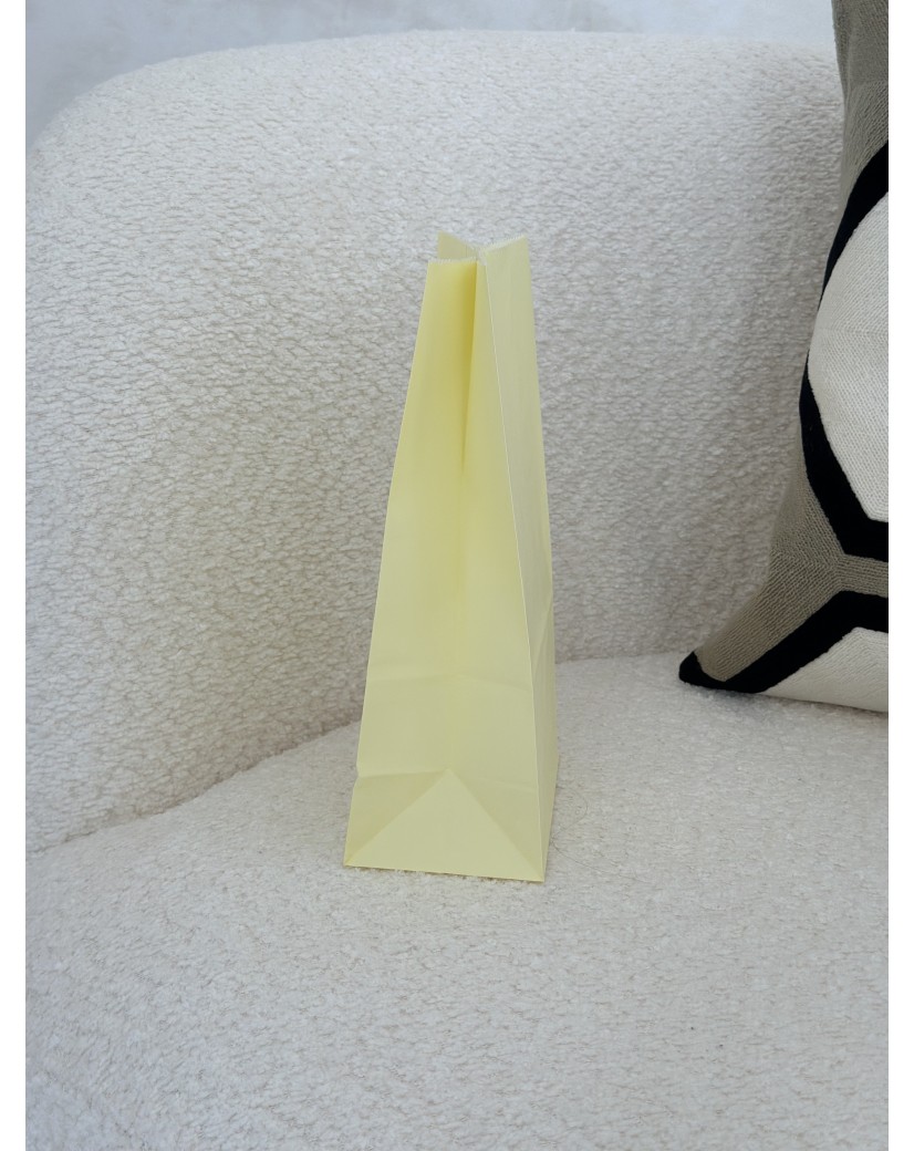 Paper Bag - Pastel yellow M