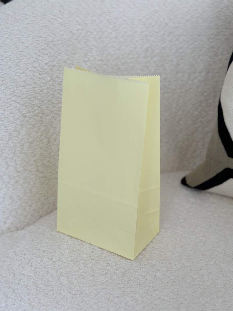 Paper Bag - Pastel yellow M