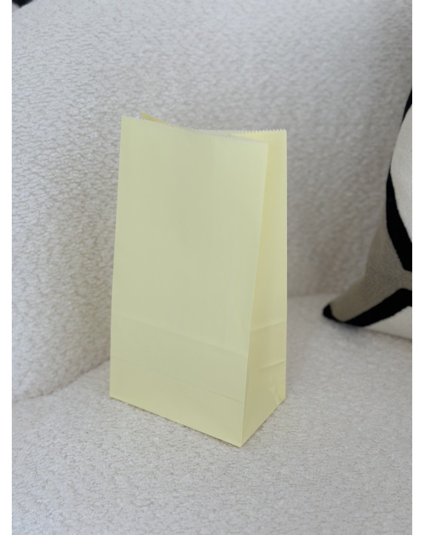 Paper Bag - Pastel yellow M