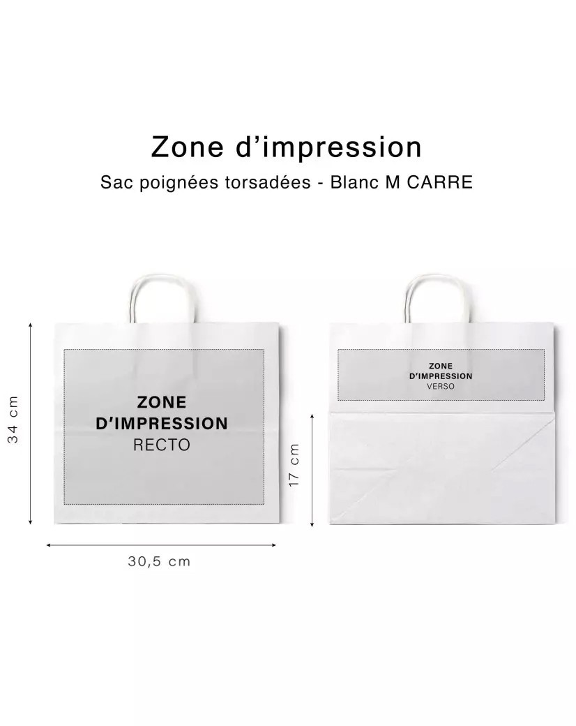 Black twisted handle bags - White M CARRÉ