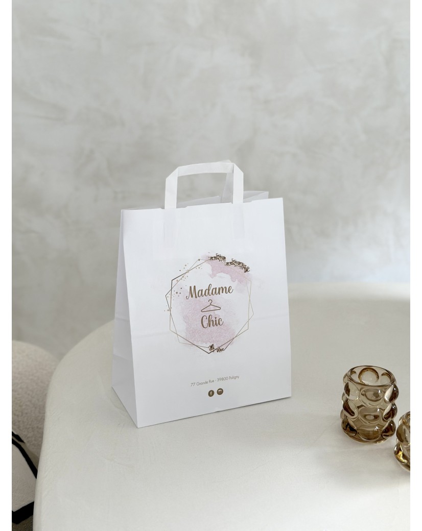 Bolsas con asa plana - Blanco M