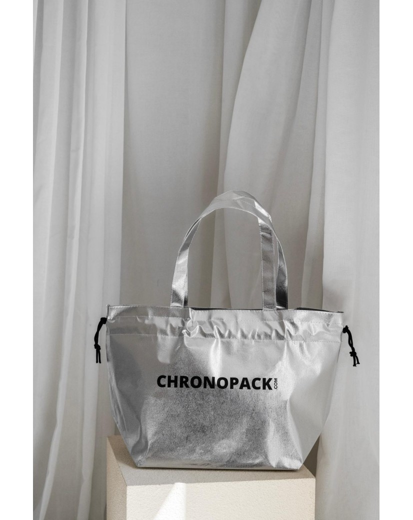 SAC NICE SILVER - M (40x14x30cm)