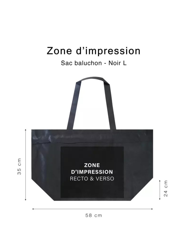 Non woven bag model "Nice" - Zilver