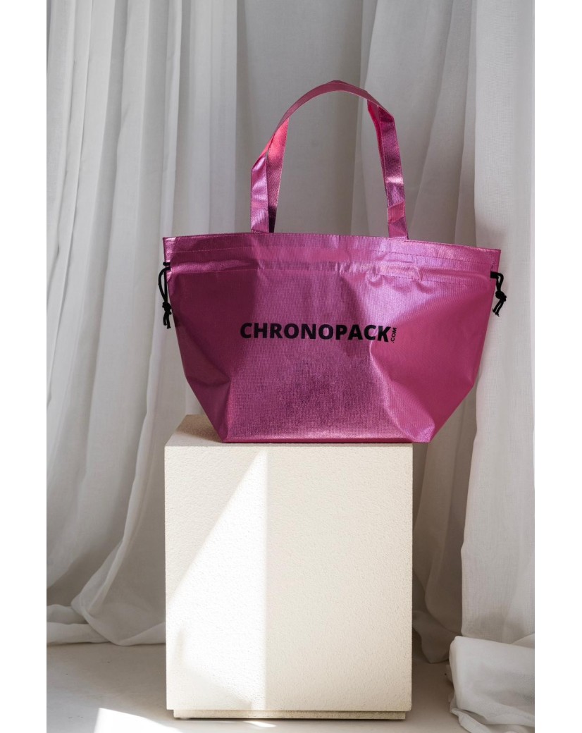 Non woven bag model "Nice" - Roze