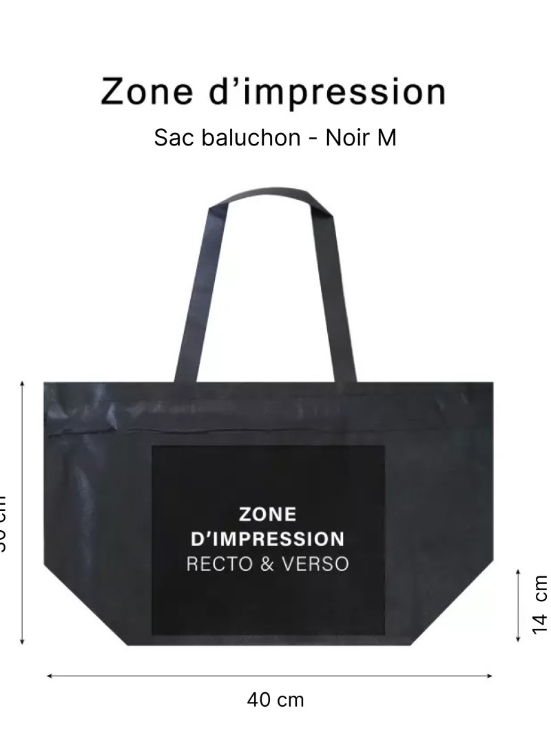 Non woven bag model "Nice" - Goud