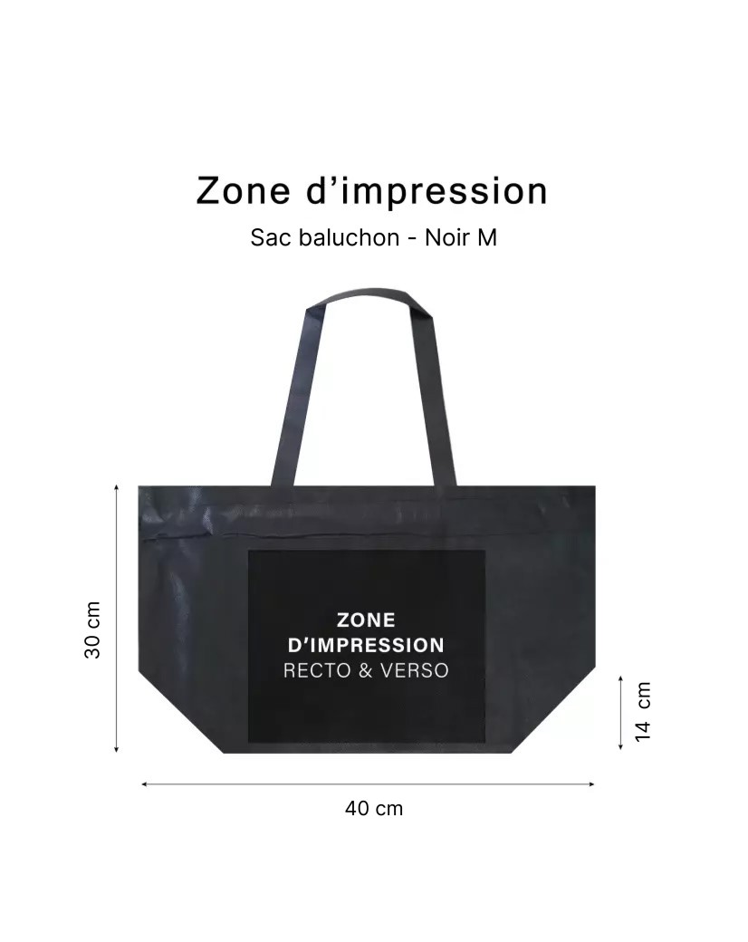 Non woven bag model "Nice" - Goud