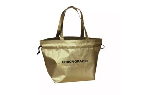 Non woven bag model "Nice" - Goud