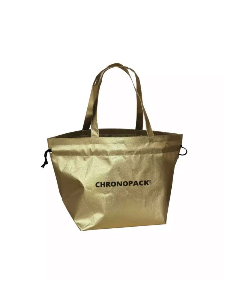 Non woven bag model "Nice" - Goud