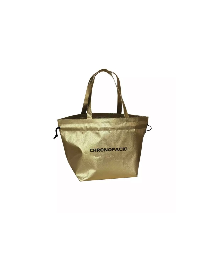 Non woven bag model "Nice" - Goud