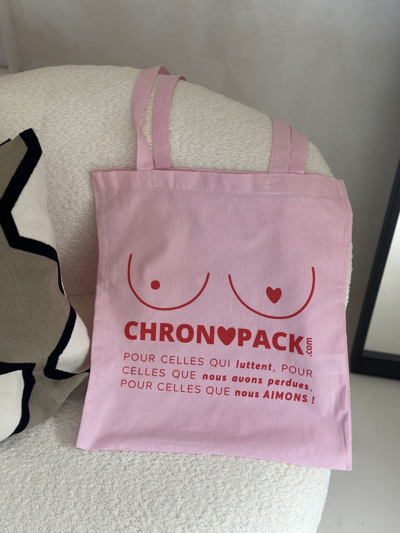 Totebag Katoen Oktober - Roze