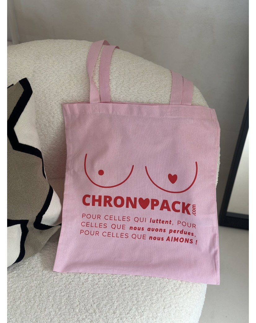 Totebag Katoen Oktober - Roze