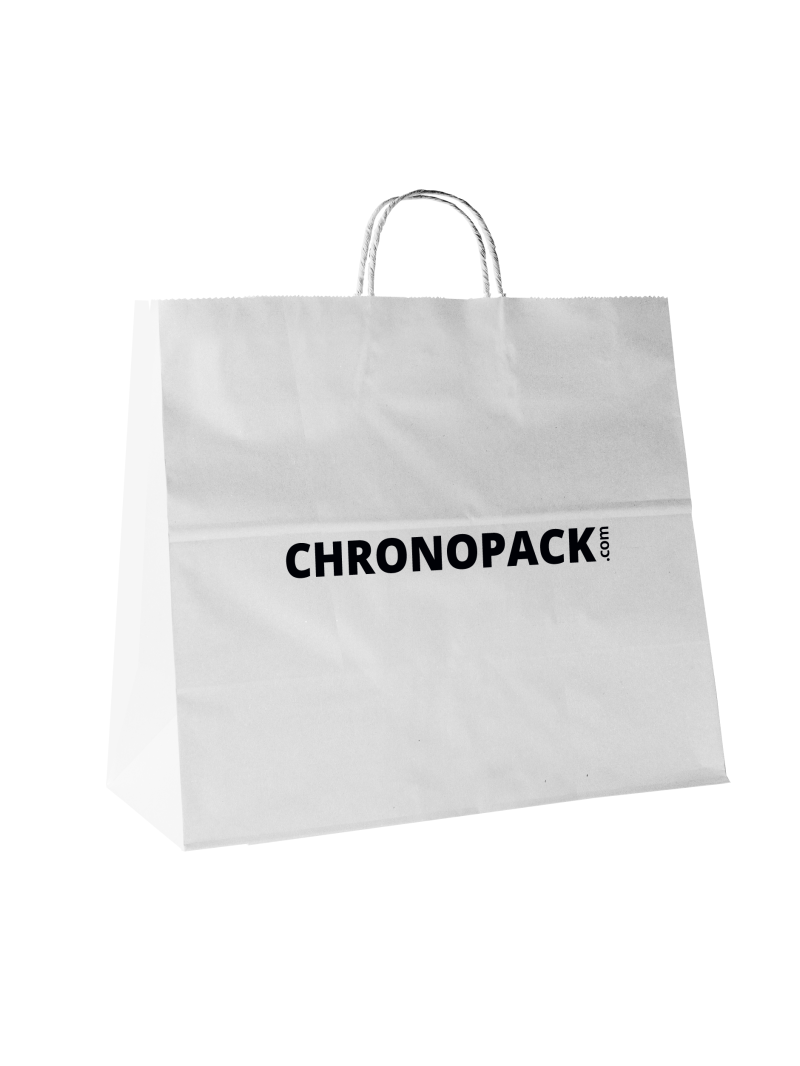 Chronopack Sac poignées torsadées - Blanc XL