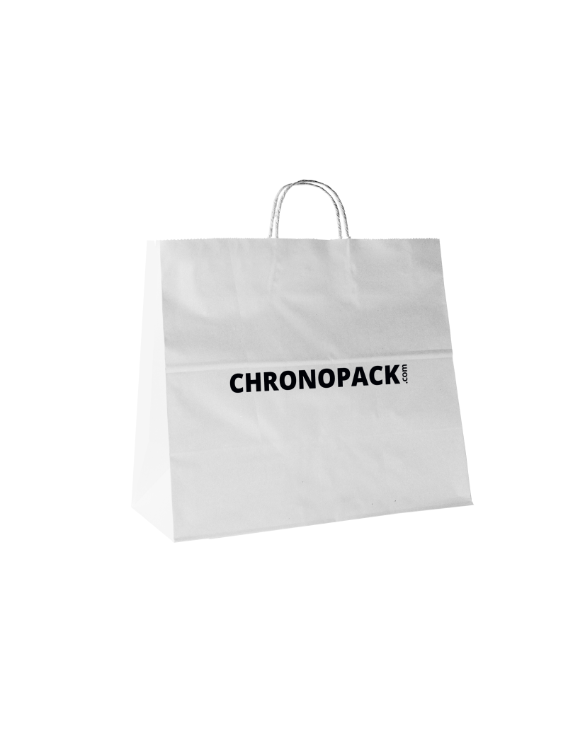 Chronopack Sac poignées torsadées - Blanc XL