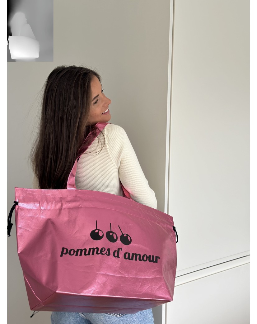 Non woven bag model "Nice" - Roze