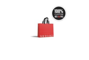 Luxe papieren tas "Monaco"- 100% gepersonaliseerd - XS