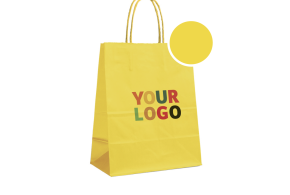 YELLOW PAPER BAG L