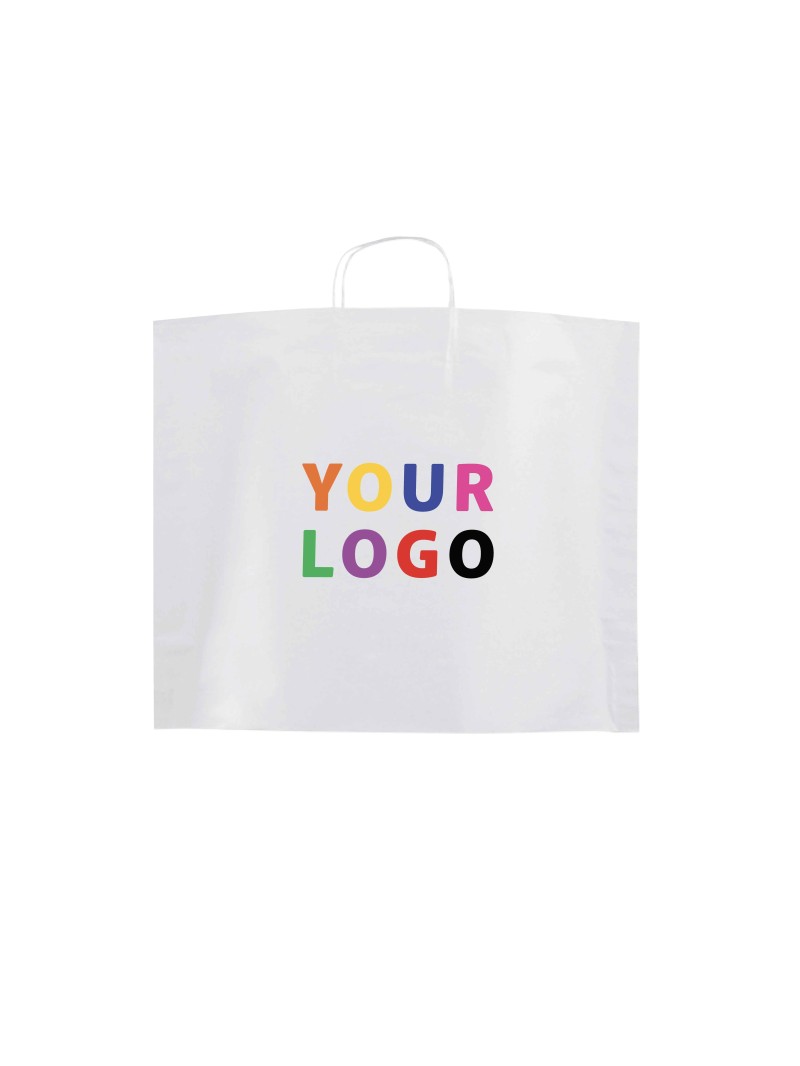 Boat paper bags - White M