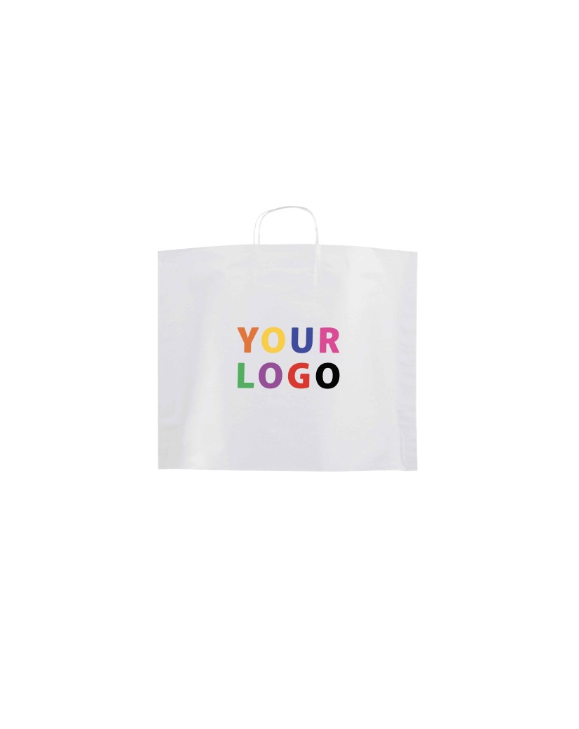 Boat paper bags - White M