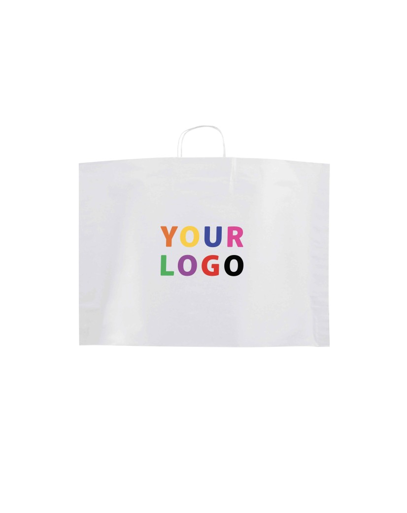 Boat paper bags - White L